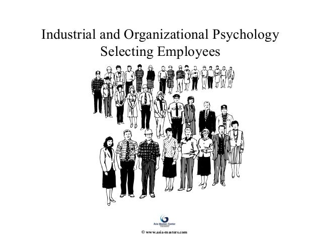 what is industrial and organisational psychology