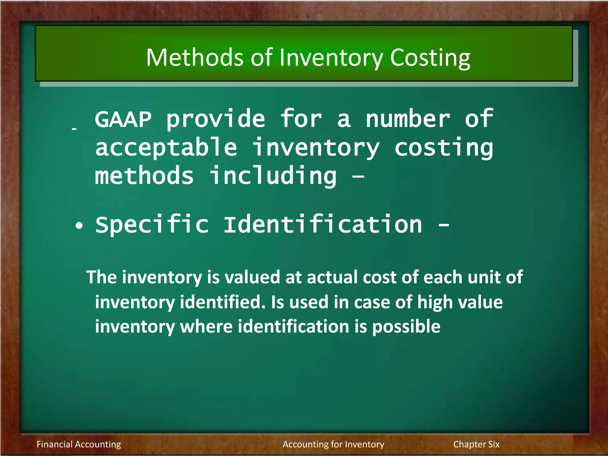 Inventory Accounting | PPTX