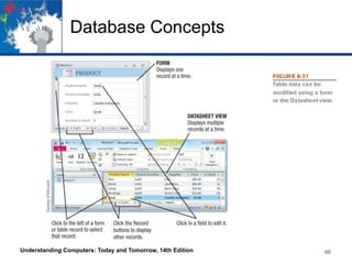 Database Concepts
Understanding Computers: Today and Tomorrow, 14th Edition 46
 