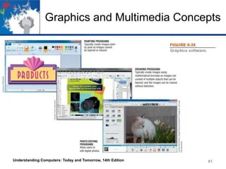 Graphics and Multimedia Concepts
Understanding Computers: Today and Tomorrow, 14th Edition 61
 