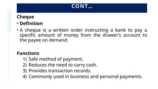 Chapter 6 - Bills of Exchange, Cheques, and Promissory Notes in Islamic ...