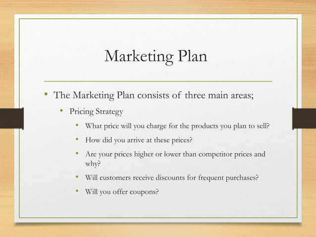 chapter 6 in business plan