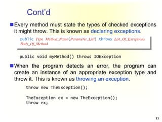 Comprehensive Guide to Exception Handling in Java Programming | PDF