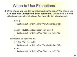 Comprehensive Guide to Exception Handling in Java Programming | PDF