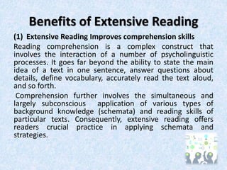 Chapter (6) extensive reading | PPT