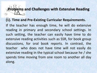 Chapter (6) extensive reading | PPT
