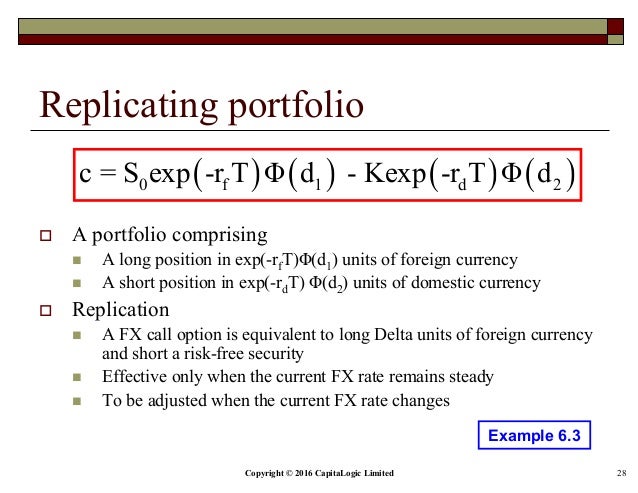 Chapter 6 Fx Options - 