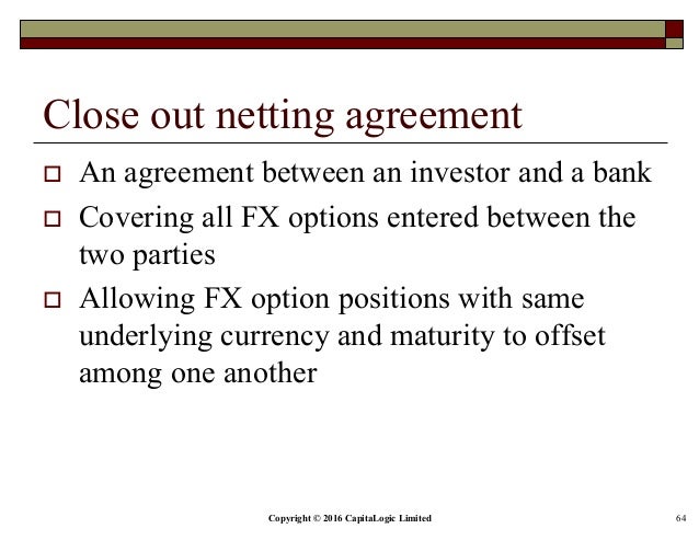 Fx options netting