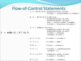 Flow-of-Control Statements
 