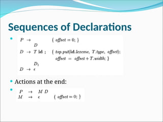 Chapter 6 - Intermediate code generation.ppt