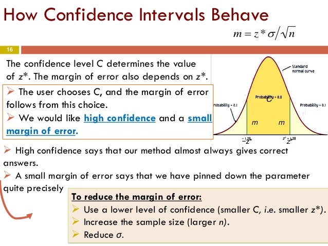 chapter 6 part1 introduction to inference estimating with confidence what happens to the mean when the sample size increases