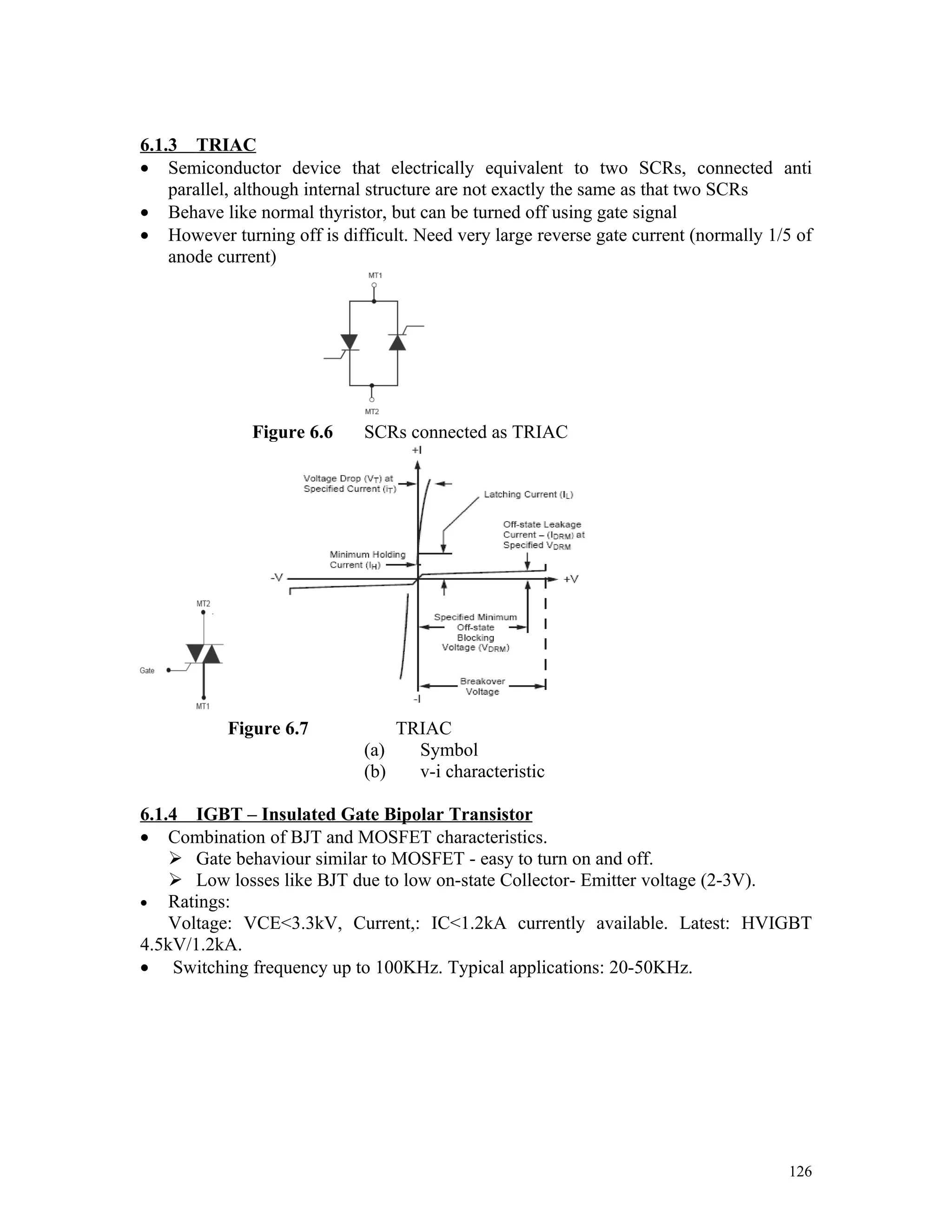 Chapter 6 Power Electronic Devices Doc