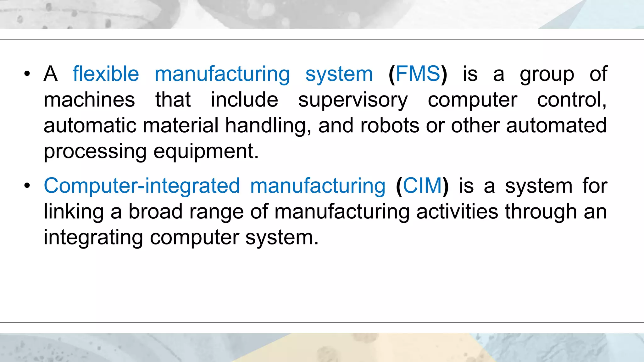 Chapter 6 Process Selection And Facility Layout Pptx