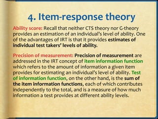 Reliability in Language Testing | PPT
