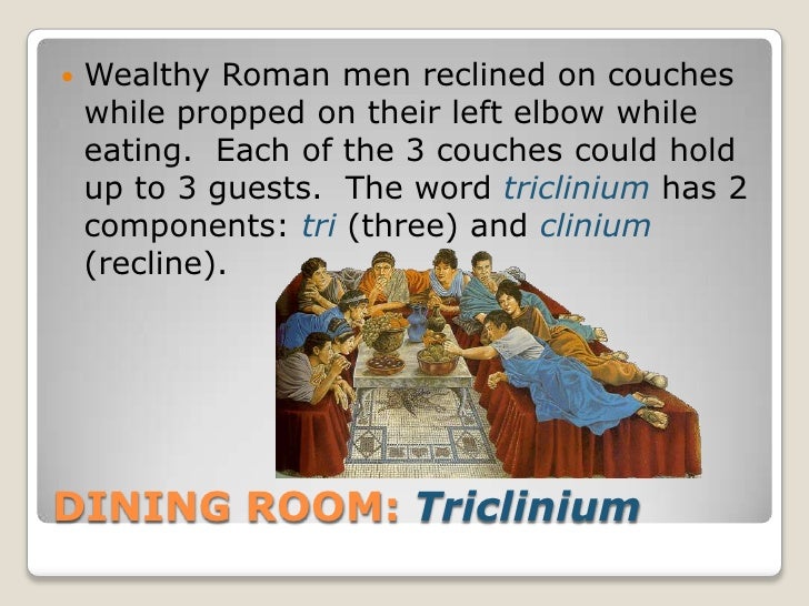 Chapter 6 Roman Foods and Dining