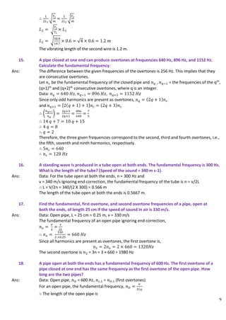 PHYSICS MAHARASHTRA STATE BOARD CHAPTER 6 - SUPERPOSITION OF WAVES ...