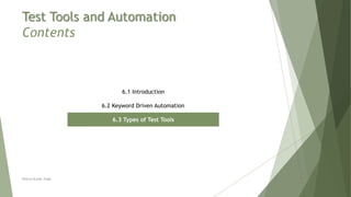 Chapter 6 - Test Tools and Automation | PPT