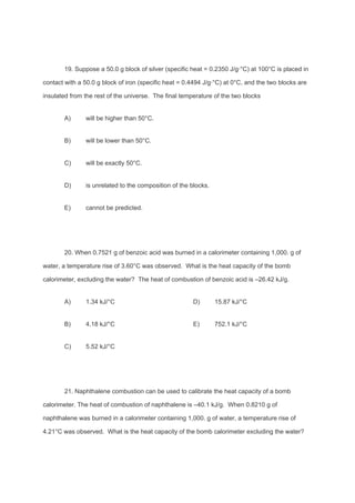 Chapter 6- Thermochemistry | PDF