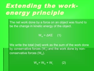 Worknet Equation Chapter 6 - Giancoli - Work and Energy | PPT