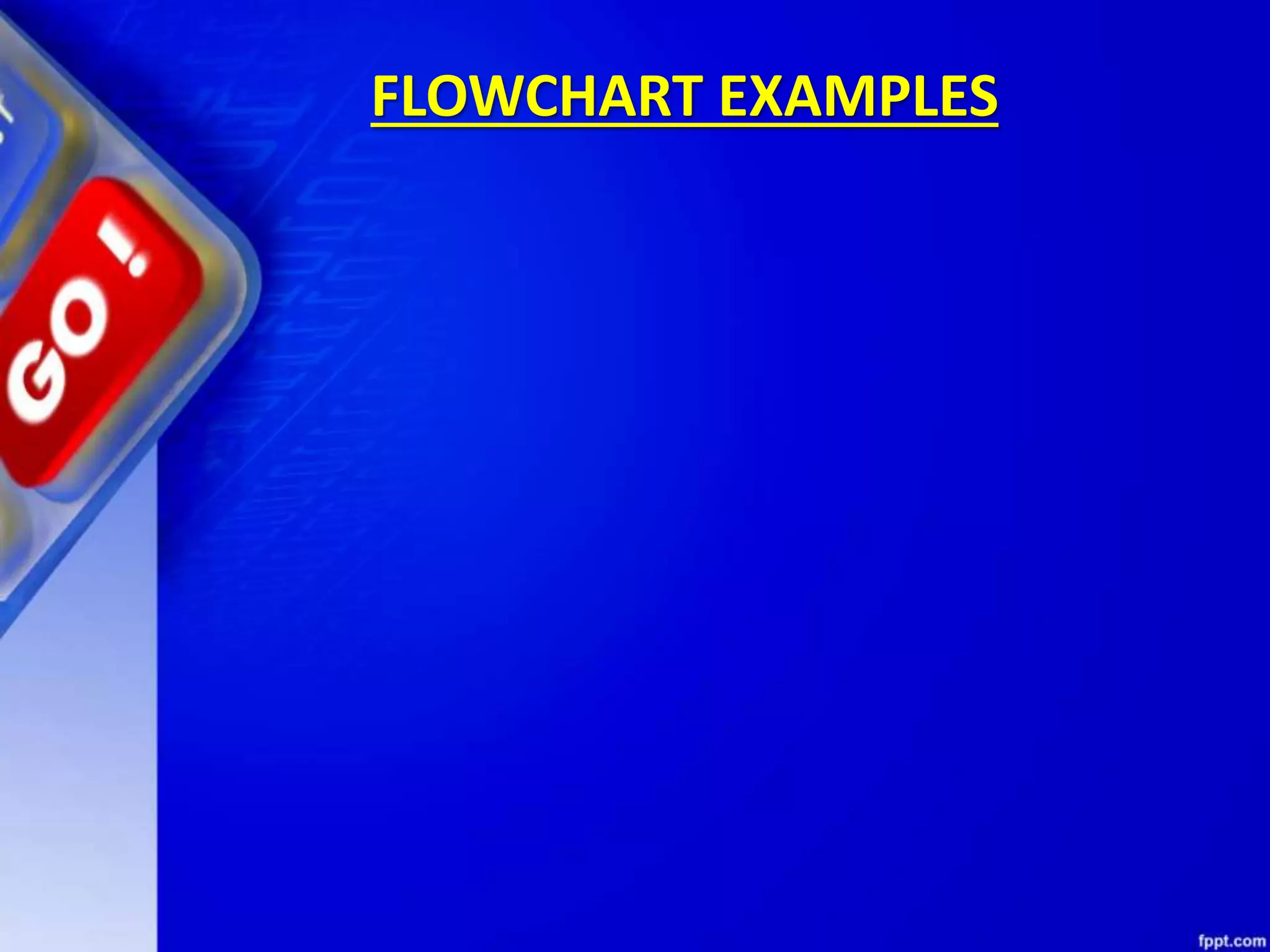FLOWCHART EXAMPLES 