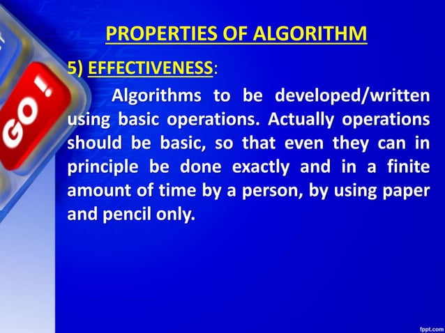Chapter 6 algorithms and flow charts | PPT