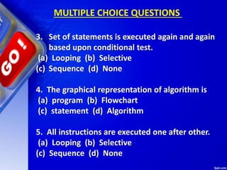 Chapter 6 algorithms and flow charts | PPTX