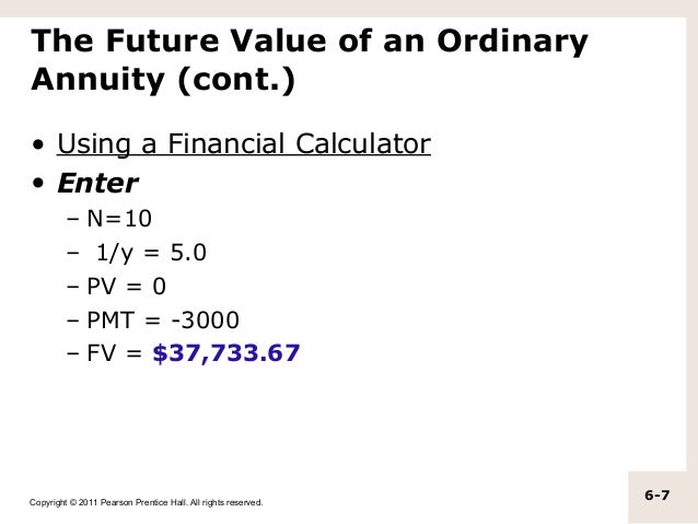 chapter 6 annuity