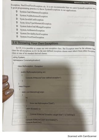Advanced Web Programming Chapter 6 | PDF