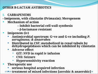 Pharmacology course Chapter 6 chemotherapy.ppt