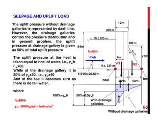 Chapter 6 concrete dam engineering with examples | PDF