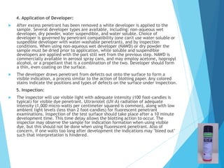 Penetrant Developer Example PLANT MAINTENANCE CHAPTER 6 CONDITION MONITORING.pdf
