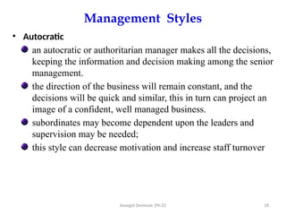 introduction to management, management theory | PPTX