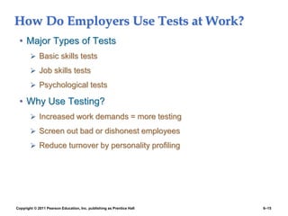 Chapter 6, Employee Testing and Selection.ppt