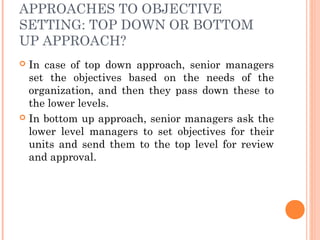 Establishing objectives | PPT