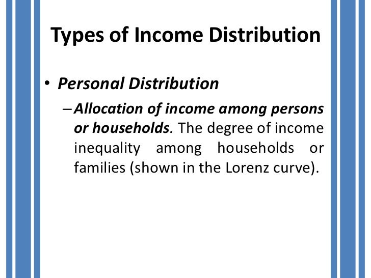 Chapter 6 Factor Markets and Distribution