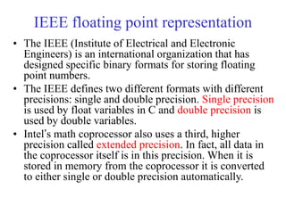 number system: Floating Point representation.ppt | Physics | Science