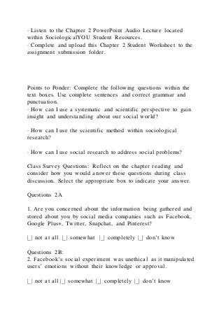 Chapter 6 – Groups and Organizations Student Lesson PlanS | PDF