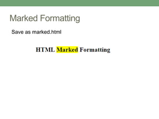 Chapter 6 html | PPTX