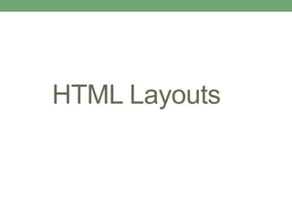 Chapter 6 html | PPTX