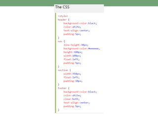 Chapter 6 html | PPTX