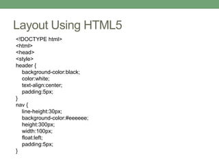 Chapter 6 html | PPTX