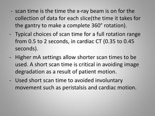 Chapter 6 image quality in ct | PPTX