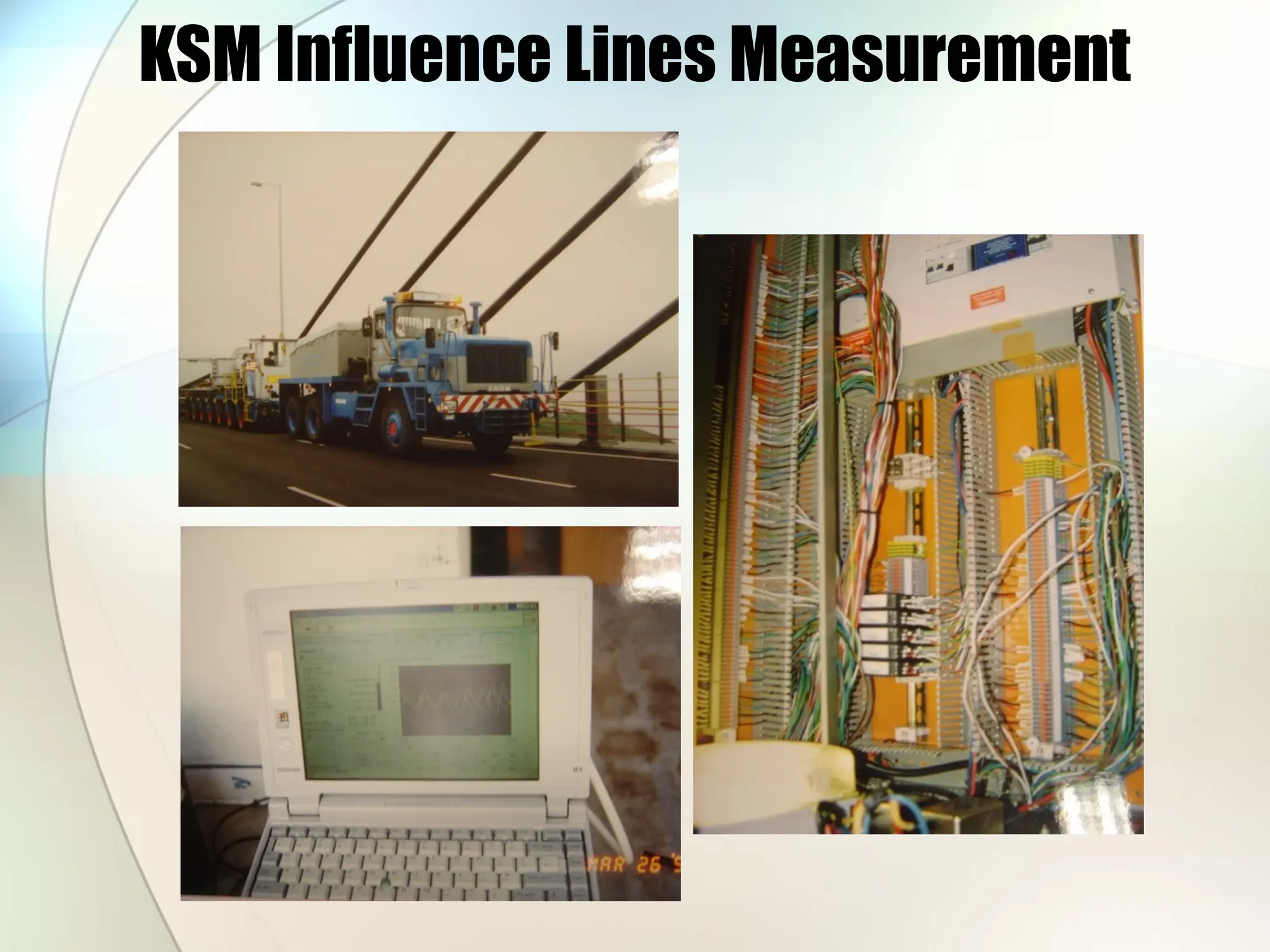 KSM Influence Lines Measurement
 