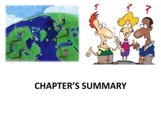 CHAPTER’S SUMMARY
 