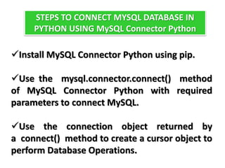 Chapter 6 Interface Python with MYSQL.pptx