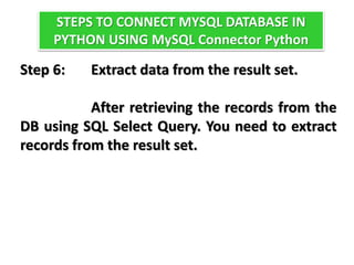 Chapter 6 Interface Python with MYSQL.pptx