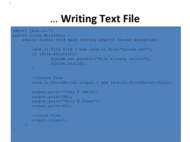 Chapter 6 Java IO File
