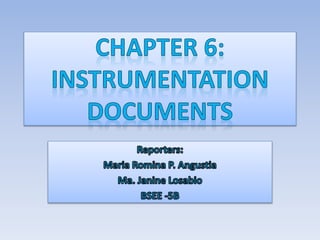 instrumentation docments | PPTX