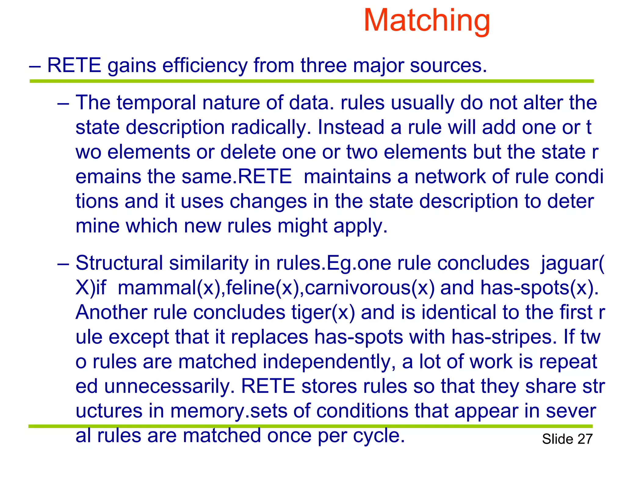 knowledge representation using rules | PPTX | Programming Languages ...