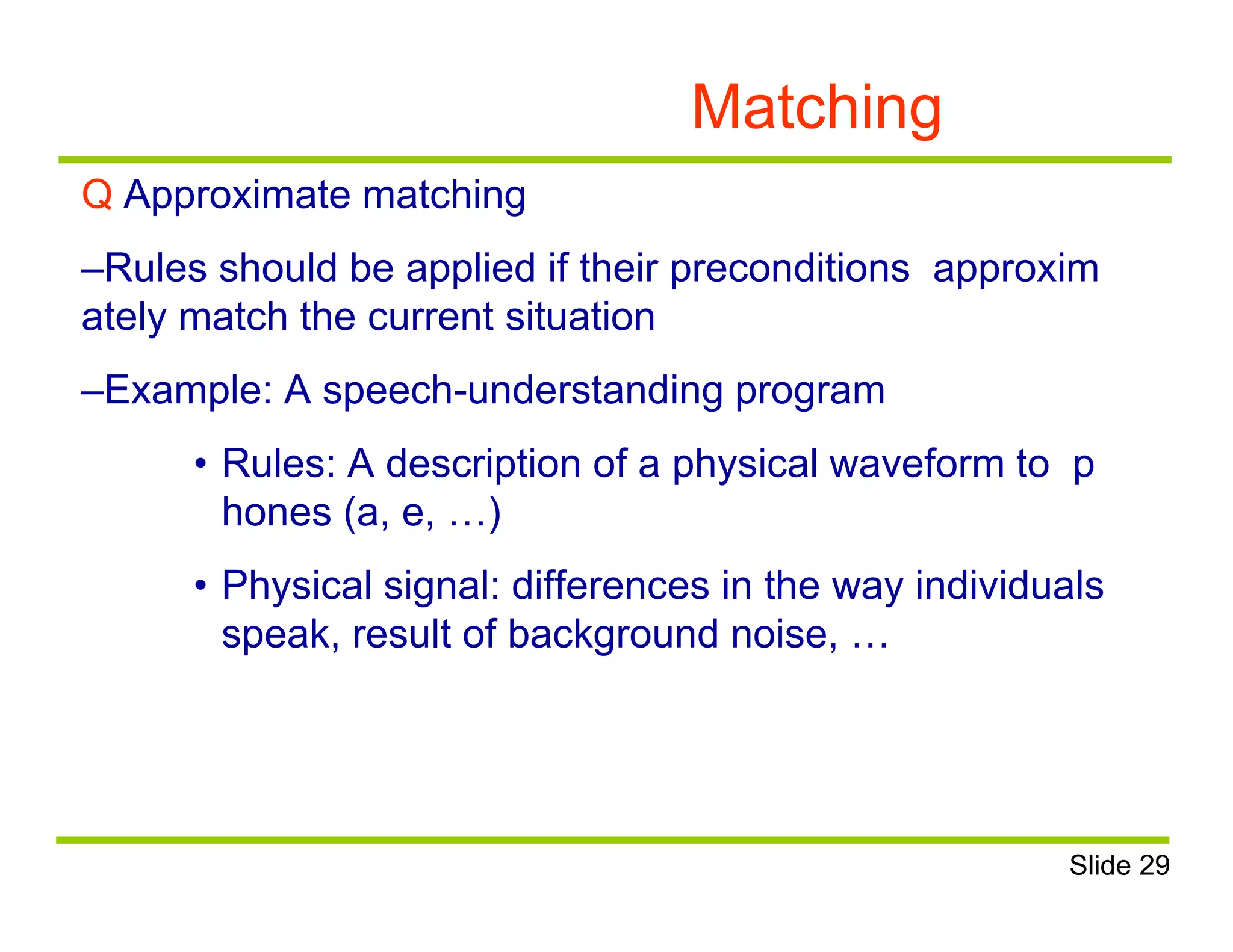 knowledge representation using rules | PPTX | Programming Languages ...